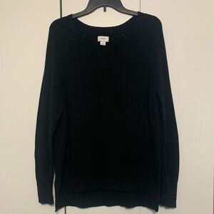 Old Navy Black V-Neck Sweater